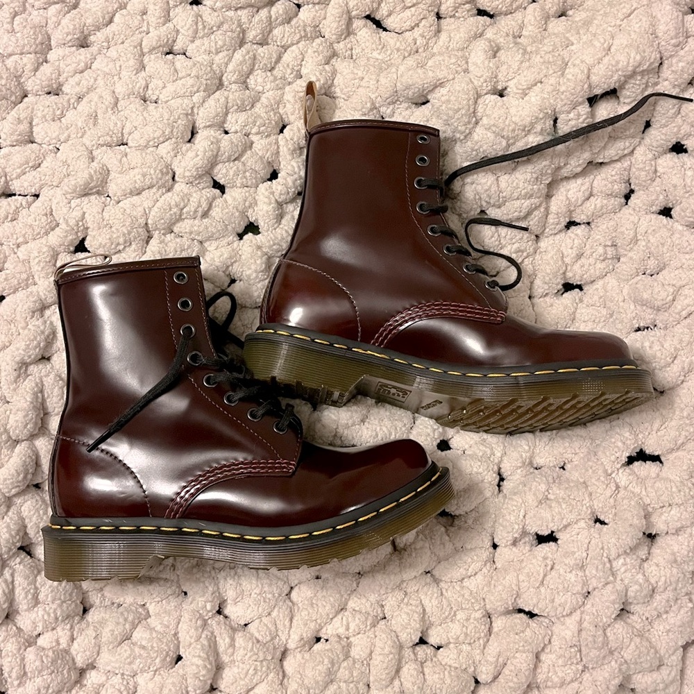 Burgundy Dr. Martens